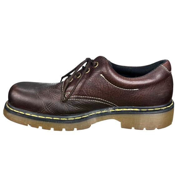 Vintage Dr. Martens Men’s Brown Leather Lace Up Chunky Oxfords Size US 13 main image 10